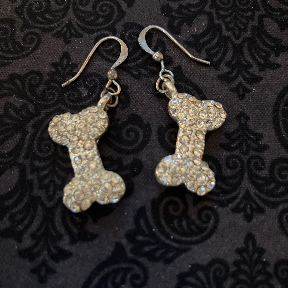 Dog Bone Earrings
